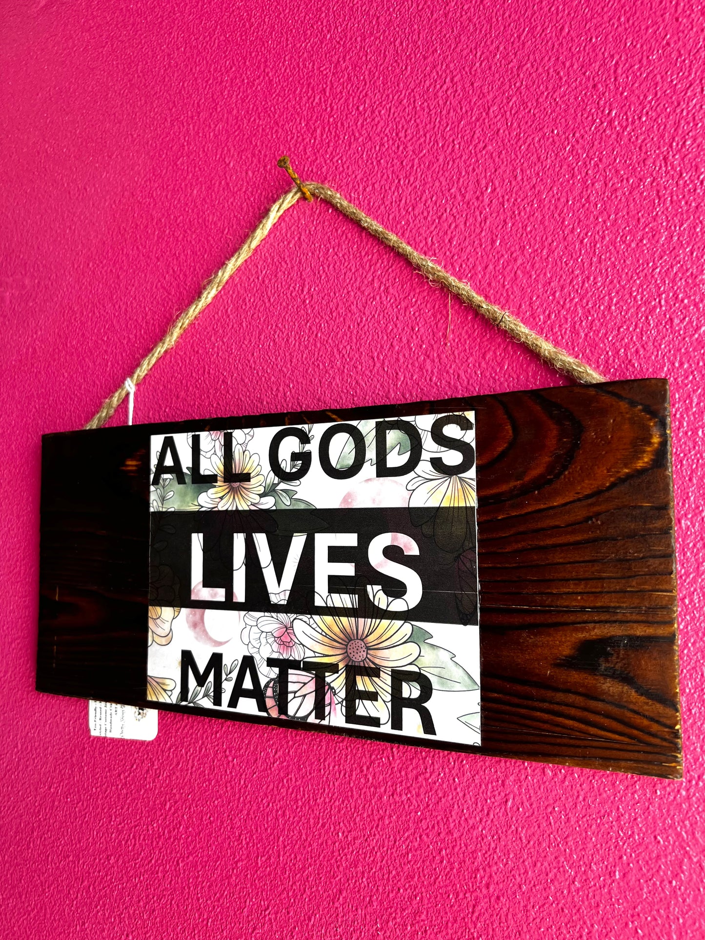 All Gods Lives Matter | Wood Signs | 2 Designs
