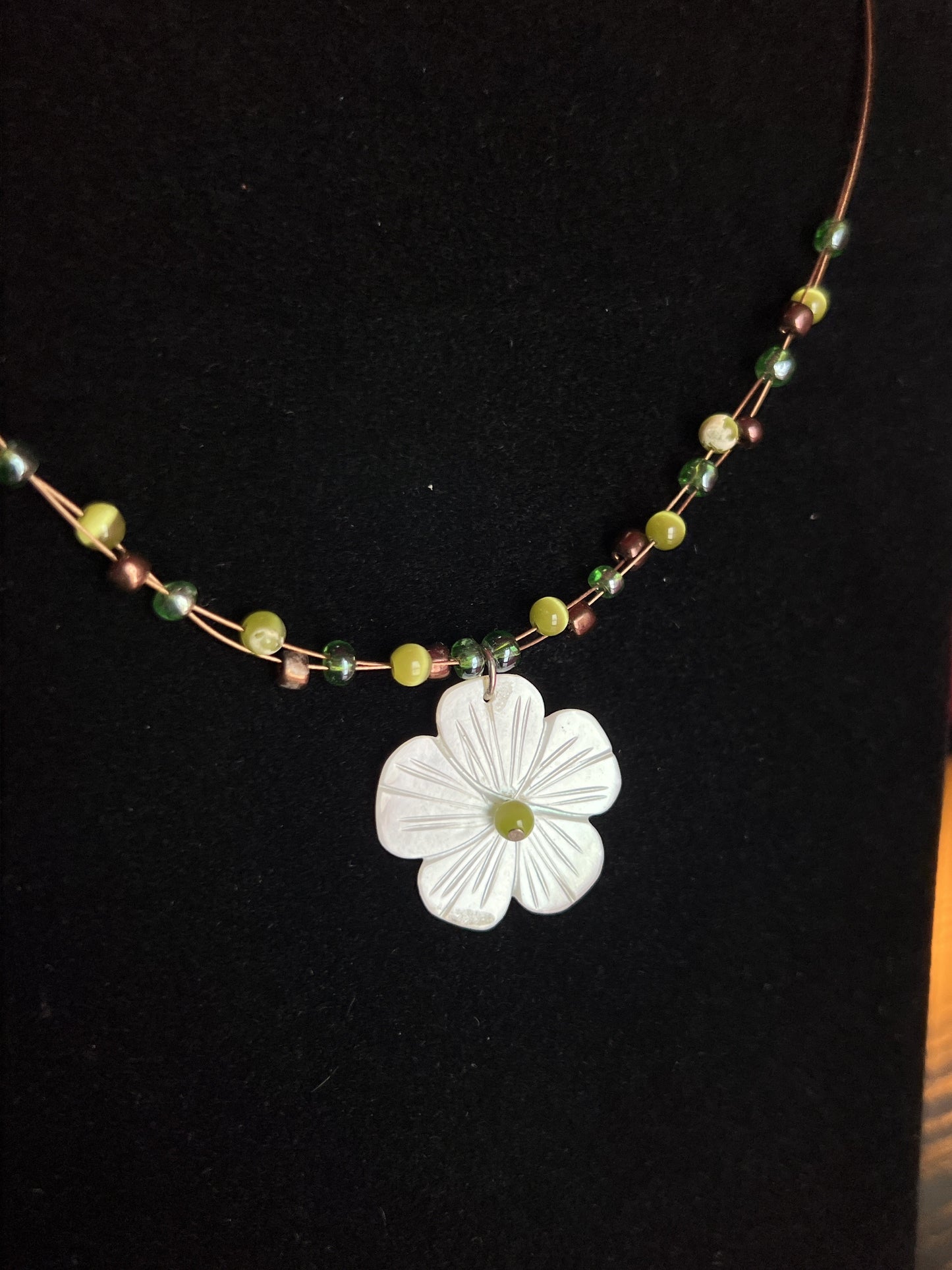 Necklace | Handmade | Earthy Boho Flower