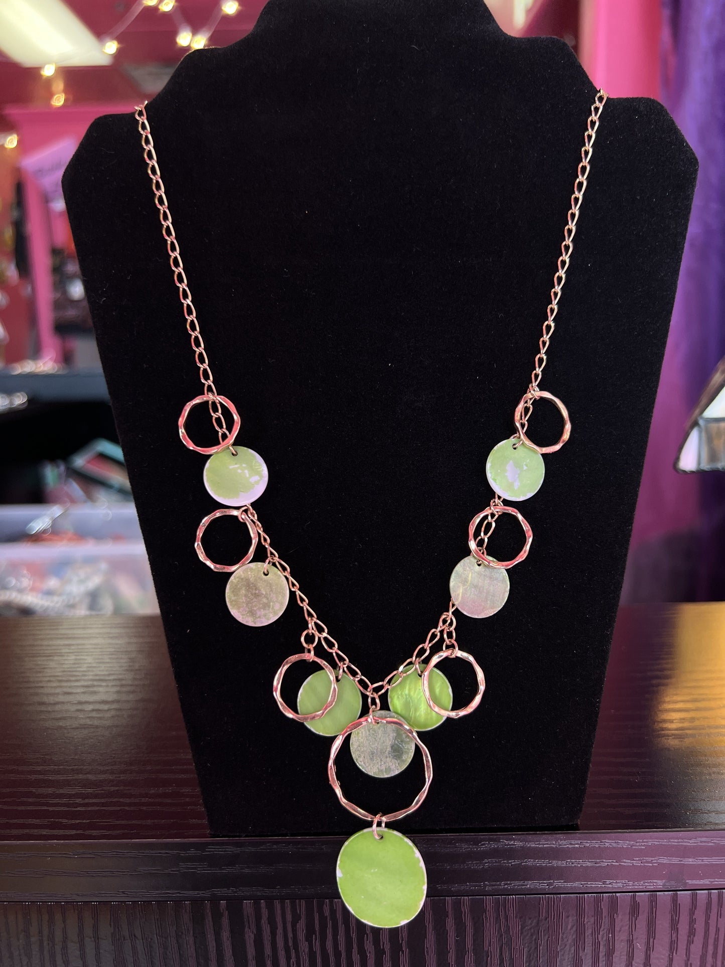 Necklace | Boho Earthy and Gold Statement