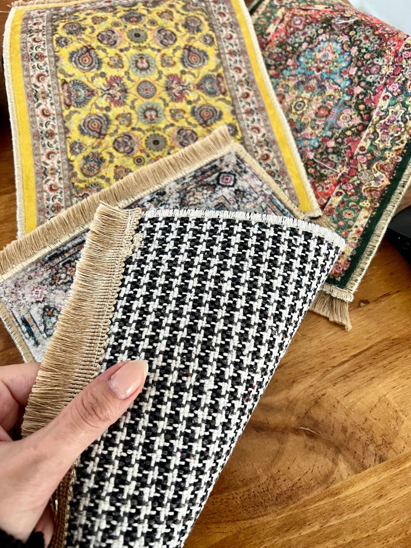 Mini Turkish Rug | Office Decor | Cat Design