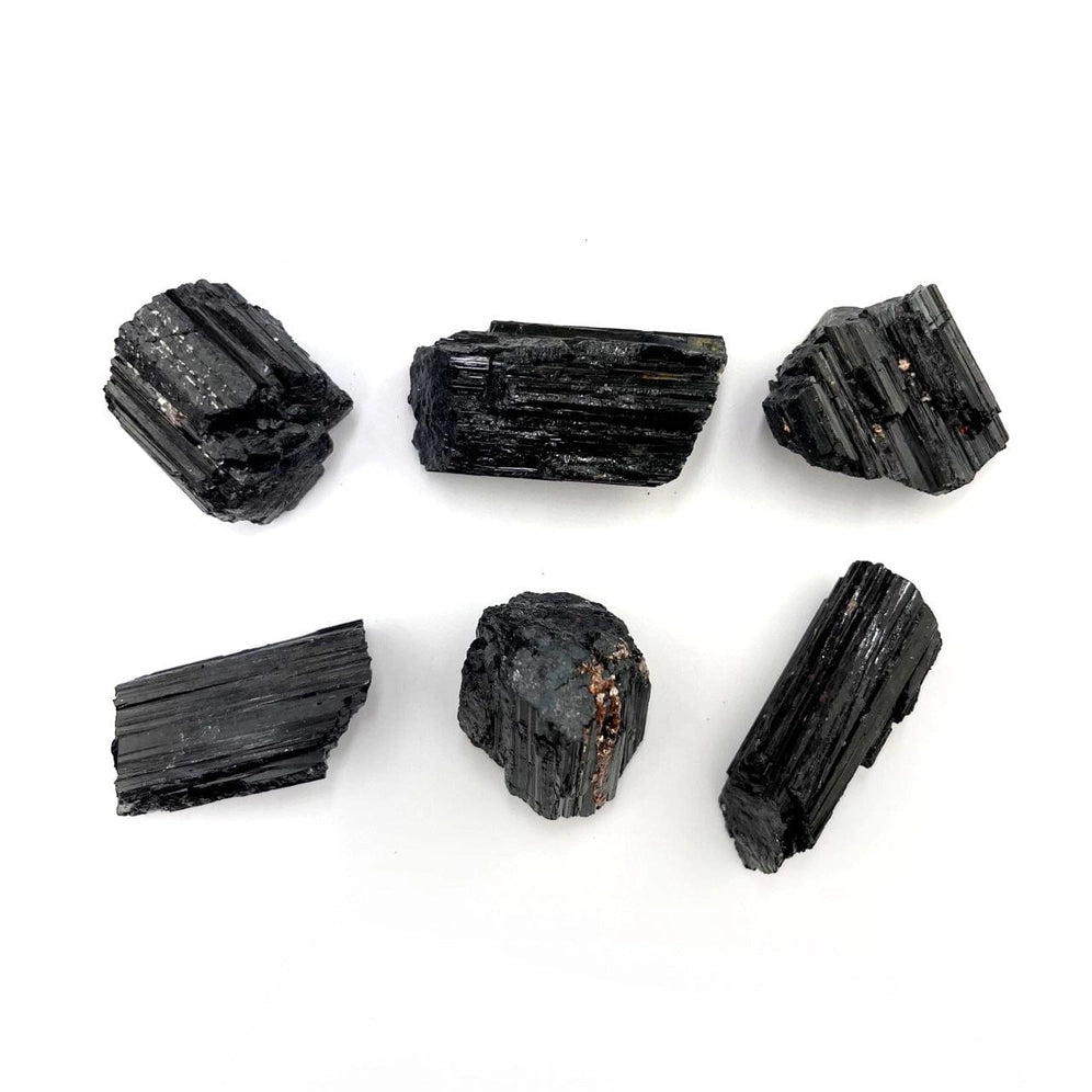 Black Tourmaline Raw Crystals