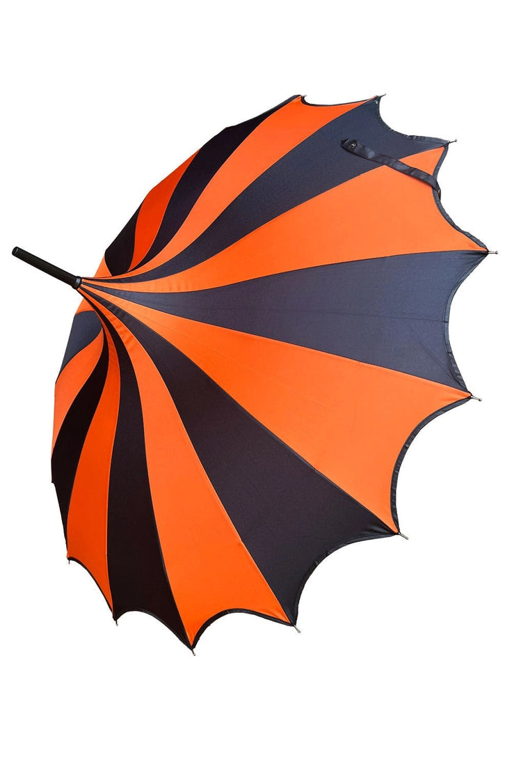 Batwing Pagoda Umbrella | Striped