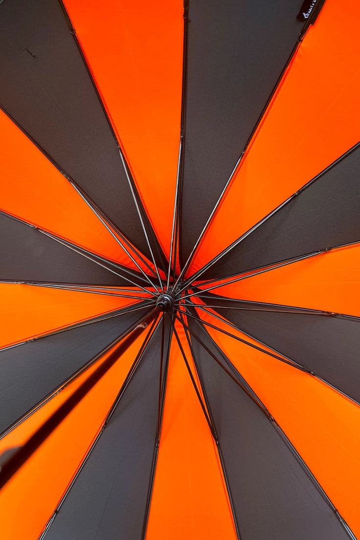 Batwing Pagoda Umbrella | Striped
