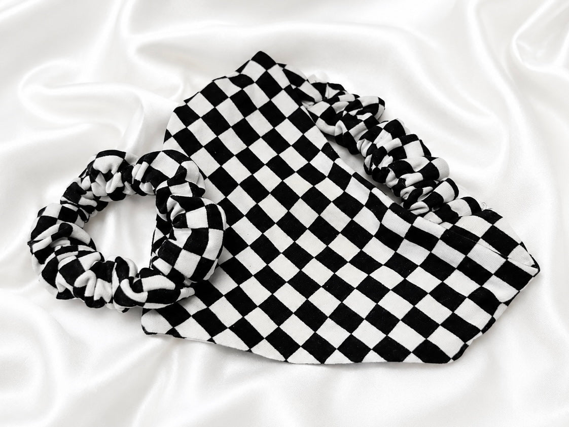 Pet Bandana & Hair Scrunchie | Matching Set | Mommy & Me