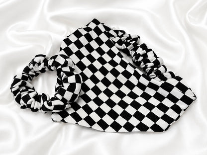 Pet Bandana & Hair Scrunchie | Matching Set | Mommy & Me