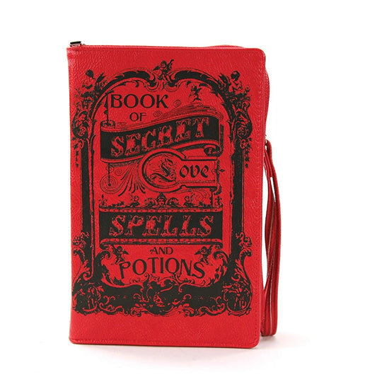 Book of Spells For Love Book Clutch Bag