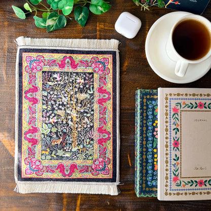 Mini Turkish Rug | Persian Rug Mousepad | Office Decor