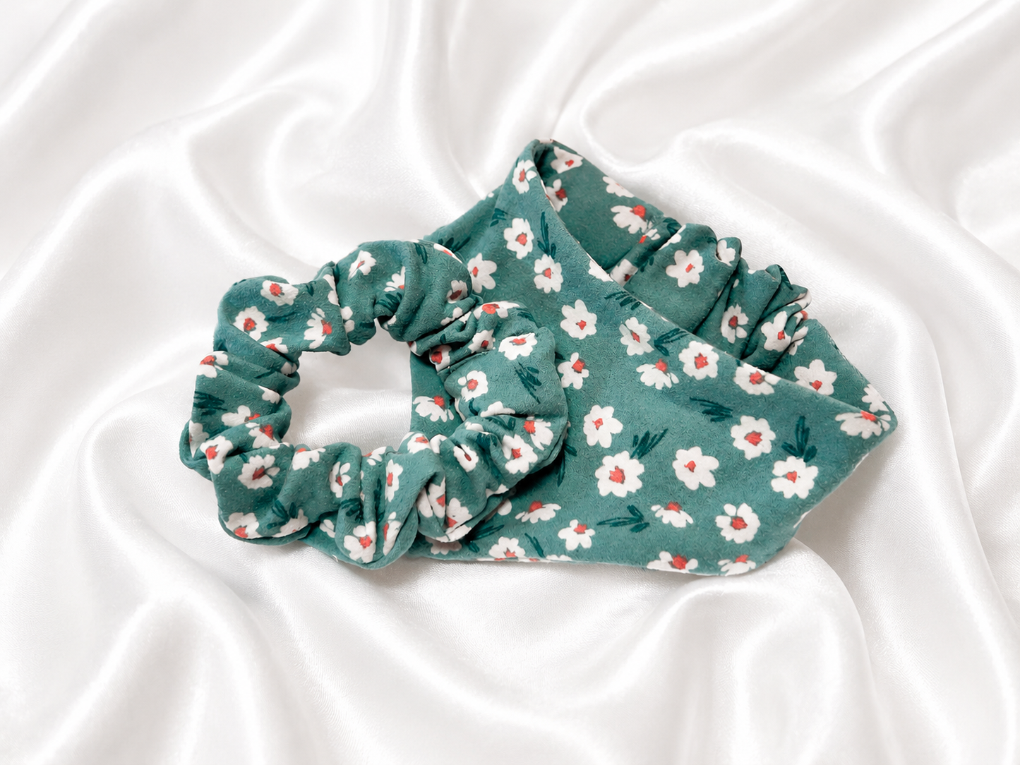 Pet Bandana & Hair Scrunchie | Matching Set | Mommy & Me