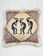 Velveteen Fringed Pillow | Kokopelli Southwest Design