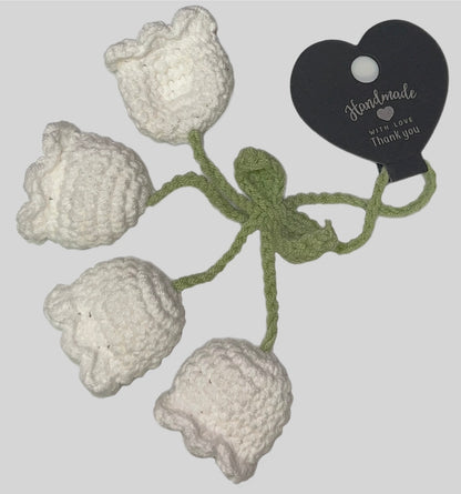 Crochet Tulips Bag Charm