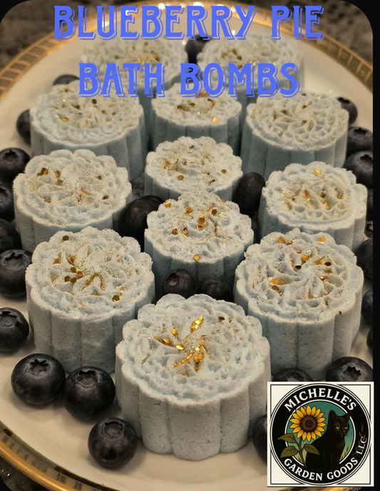 Blueberry Pie Mooncake Bath Bomb
