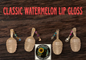 Classic Watermelon Lip Gloss with Charm