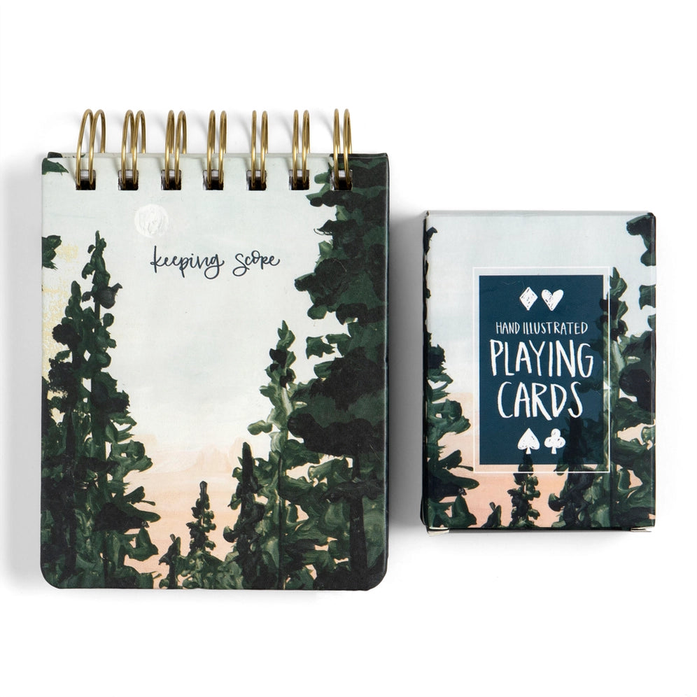 Forest Landscape Playing Cards + Keeping Score