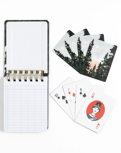 Forest Landscape Playing Cards + Keeping Score