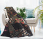 Handmade Kantha Throw Blanket – One-Of-A-Kind Sari Quilt