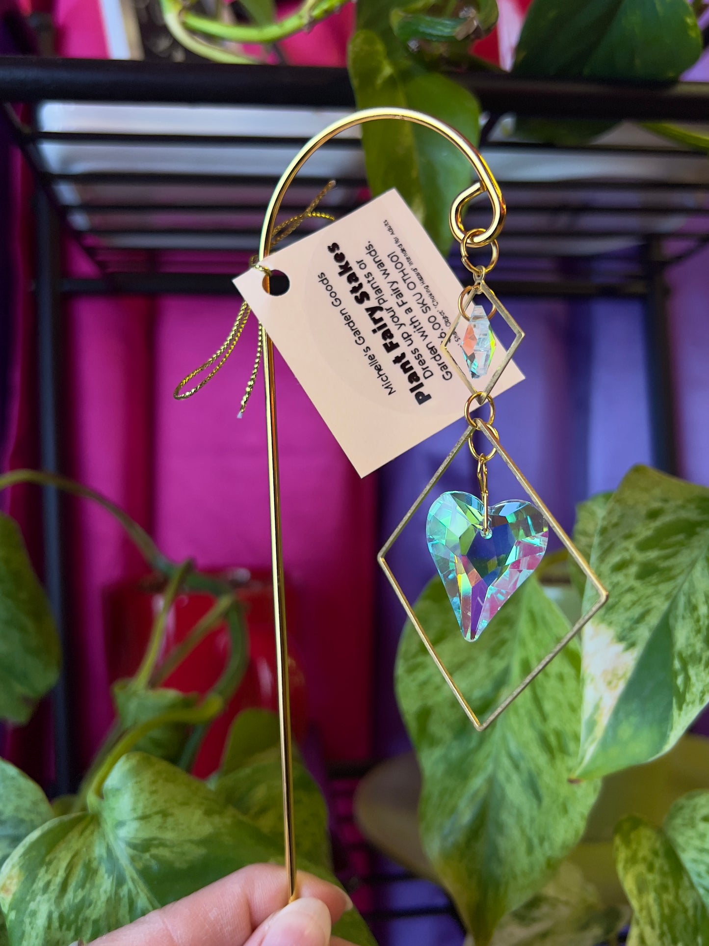 Handmade Plant Fairy Stakes
