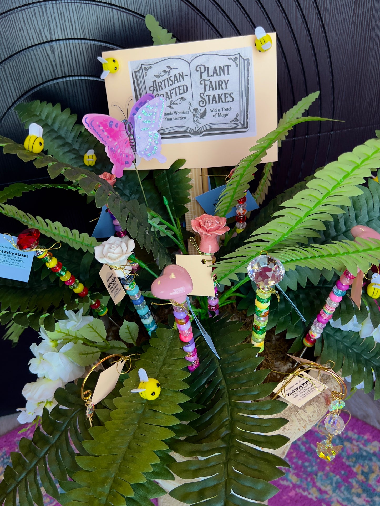 Handmade Plant Fairy Stakes