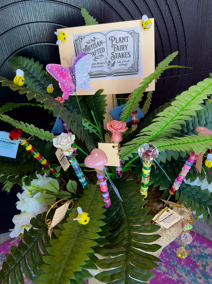 Handmade Plant Fairy Stakes