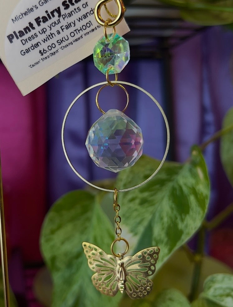 Handmade Plant Fairy Stakes