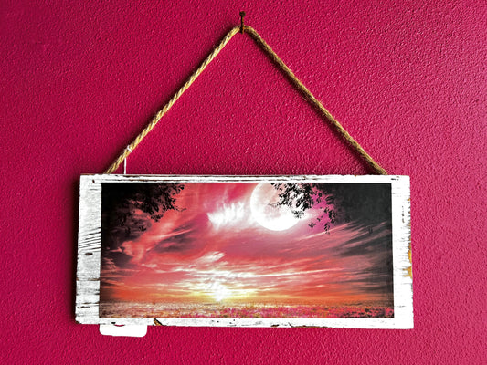 Desert Sunset Dreamscape | Wood Sign
