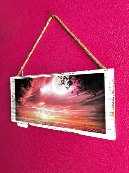 Desert Sunset Dreamscape | Wood Sign