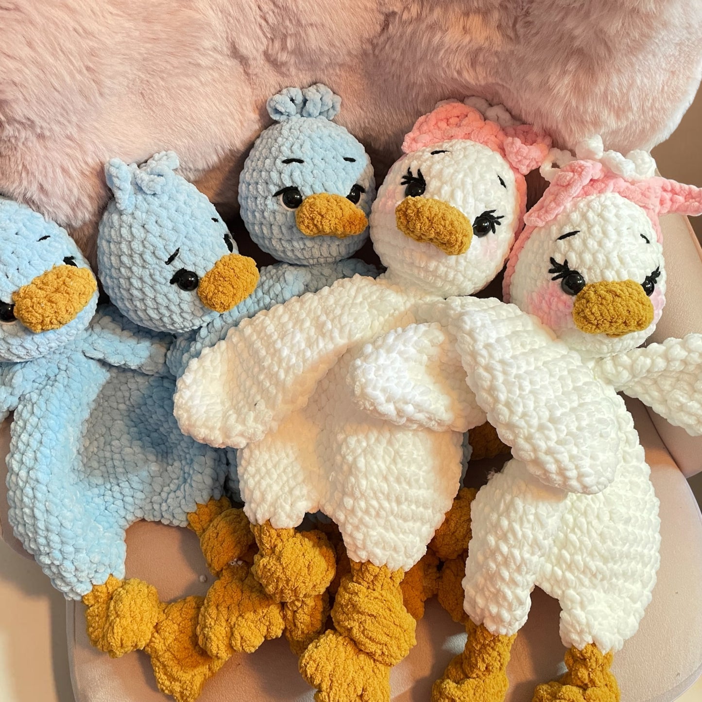 Crochet Baby Duck Snuggler