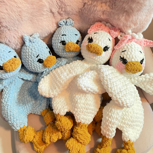 Crochet Baby Duck Snuggler