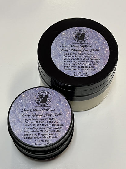 Oatmeal Milk and Honey Cocoa Whipped Body Butter