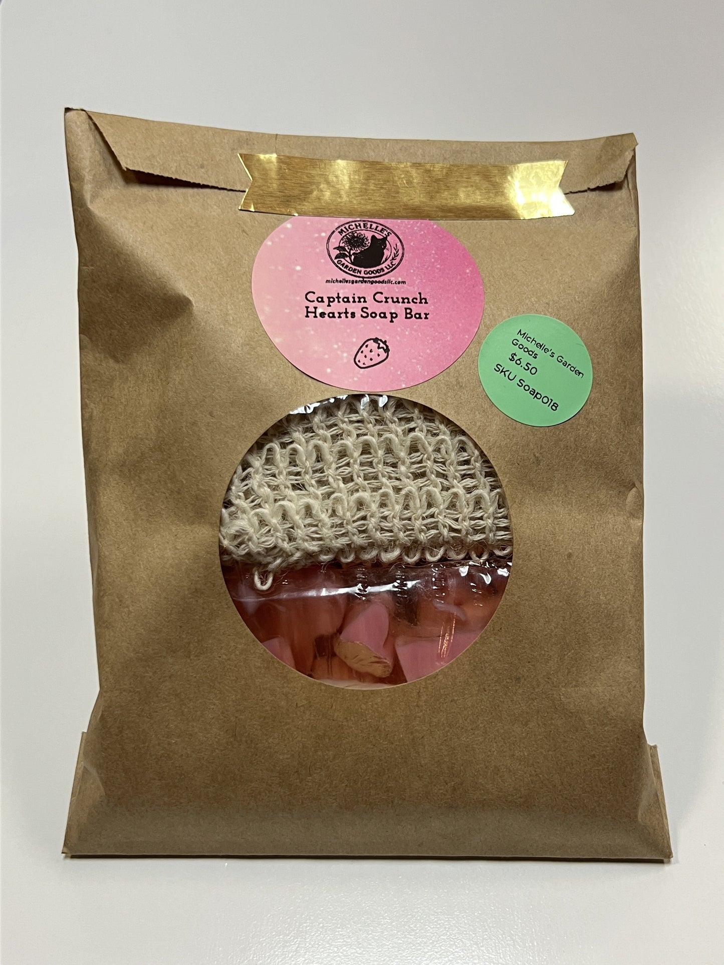 Soap Bar with Loofah Soap Bag | Classic Cereals