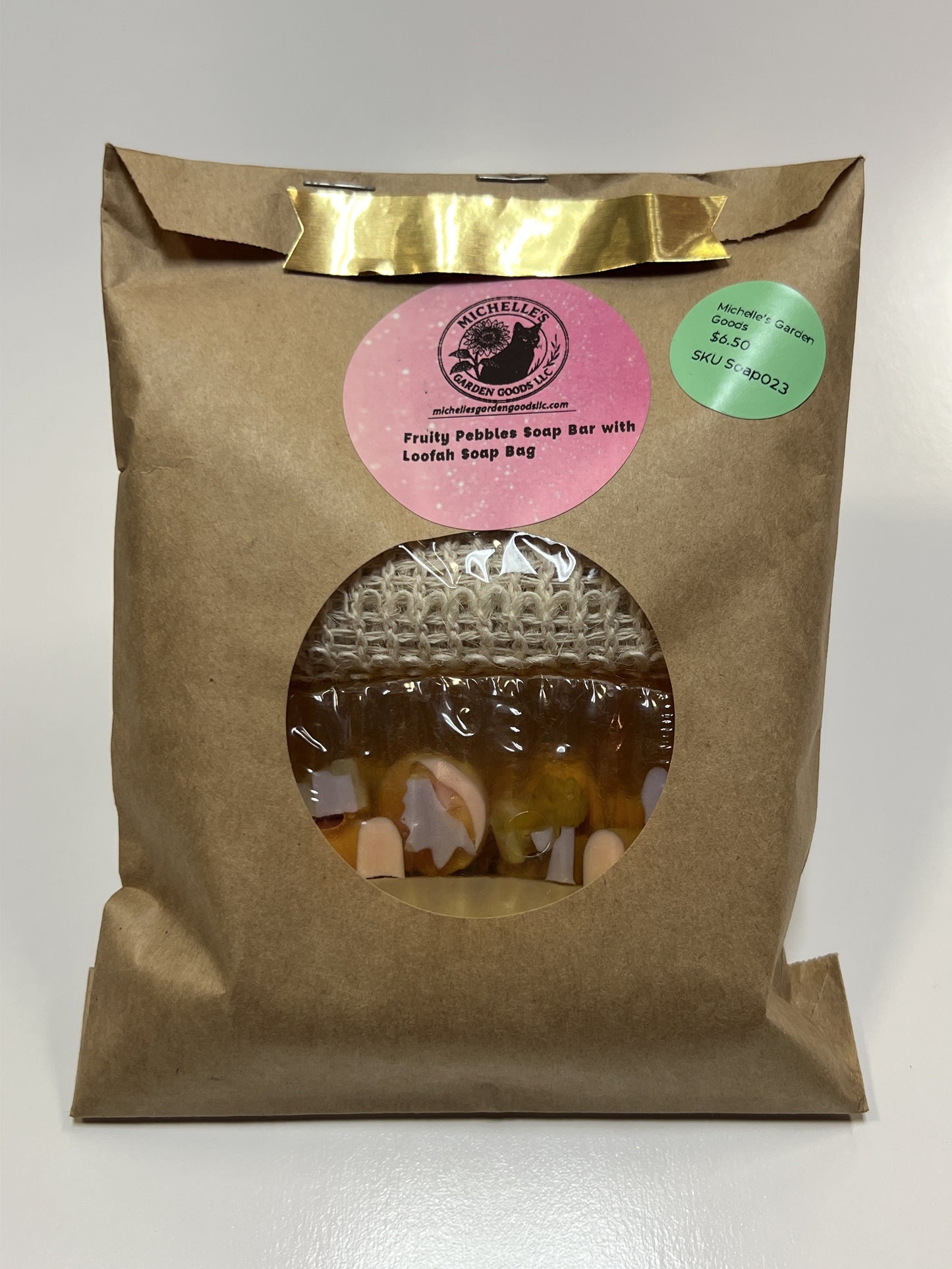 Soap Bar with Loofah Soap Bag | Classic Cereals