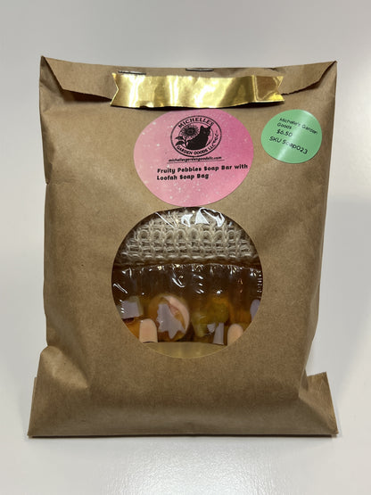 Soap Bar with Loofah Soap Bag | Classic Cereals