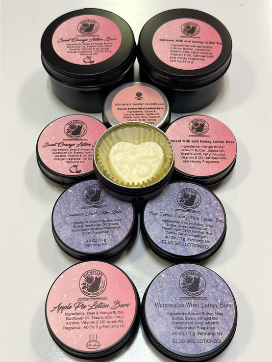 Lotion Bars | Large & Mini