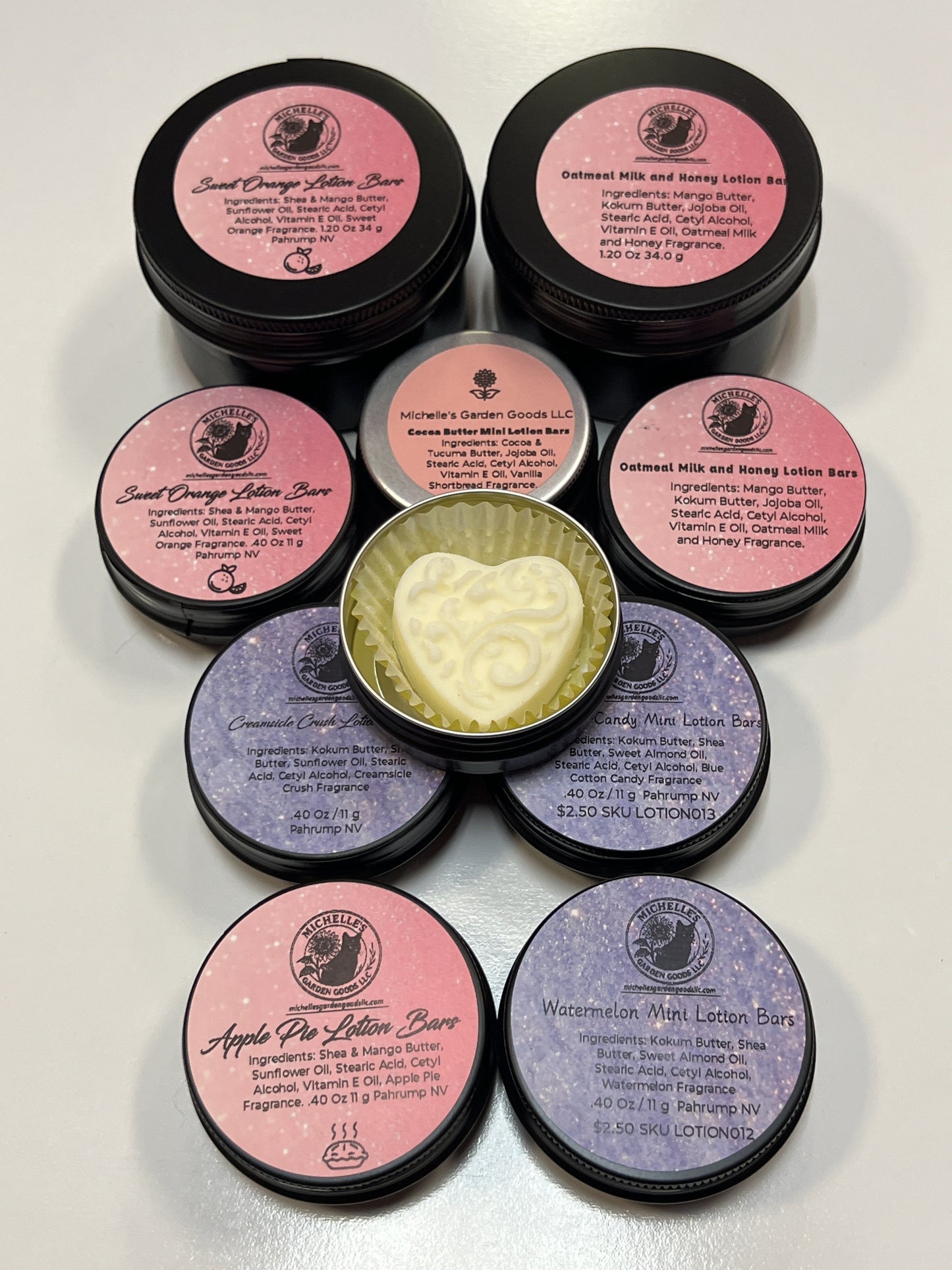Lotion Bars | Large & Mini