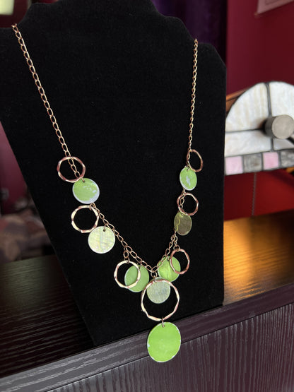 Necklace | Boho Earthy and Gold Statement