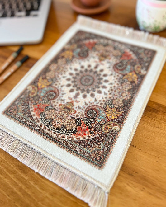Turkish Miniature Rugs, Boho Mouse Pad
