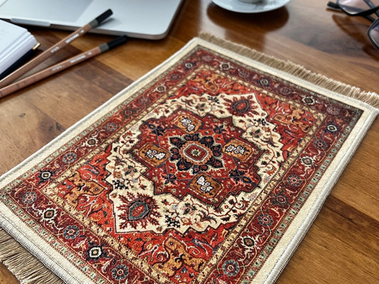 Turkish Miniature Rugs, Boho Mouse Pad