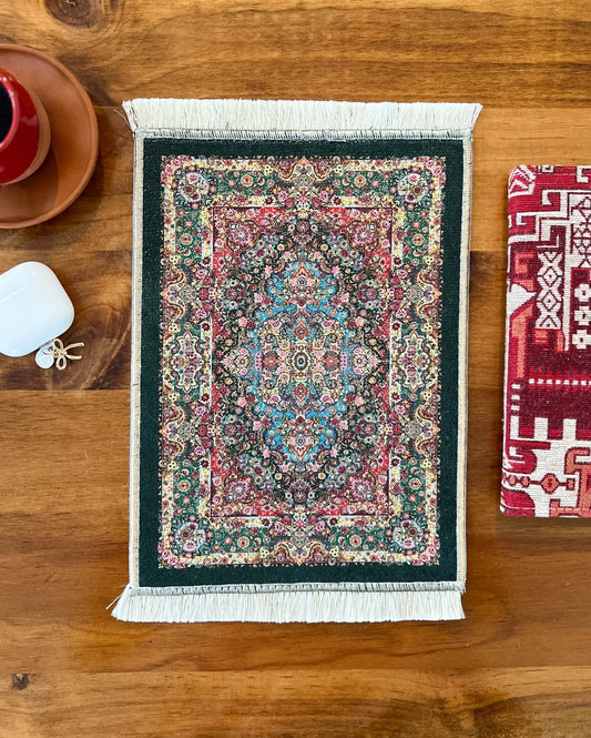 Turkish Miniature Rugs, Boho Mouse Pad