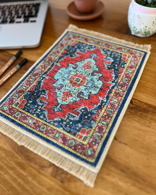 Turkish Miniature Rugs, Boho Mouse Pad
