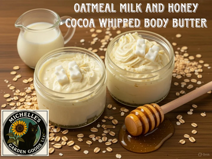 Oatmeal Milk and Honey Cocoa Whipped Body Butter
