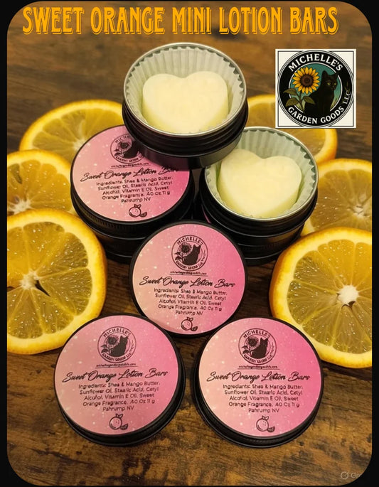 Sweet Orange Lotion Bars
