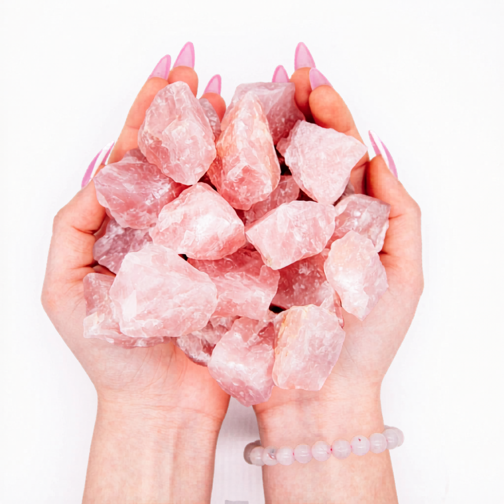 Rose Quartz Raw Crystals