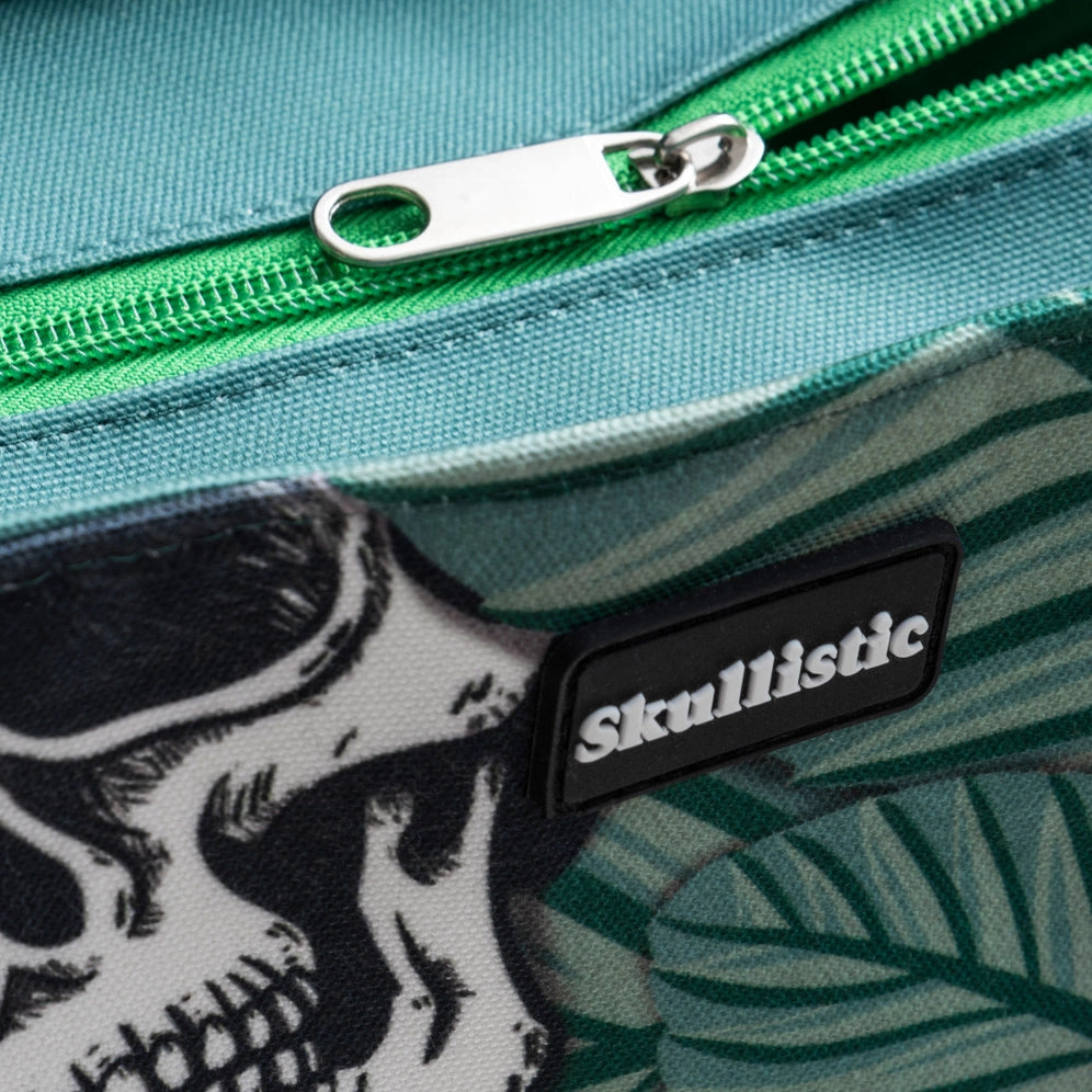 Skullistic Green Tropic Skulls Shoulder Beach Bag