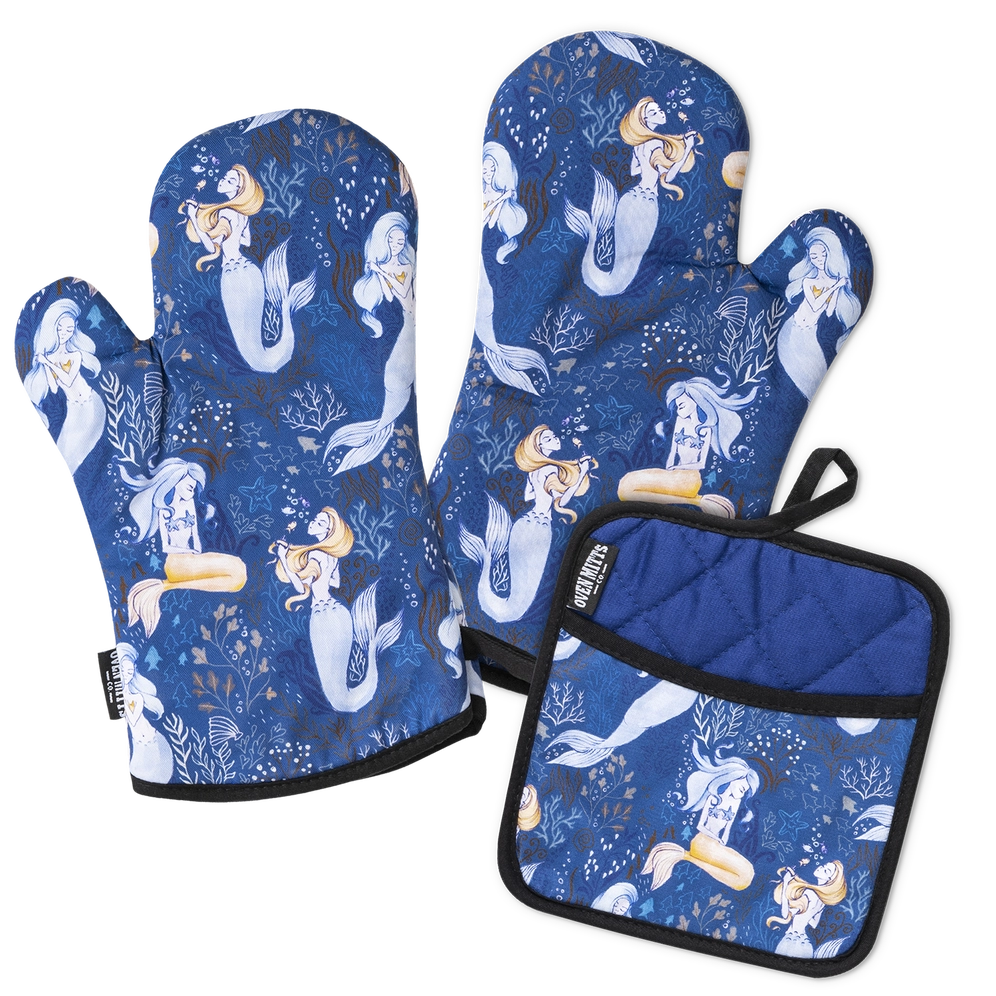 Magical Mermaid Oven Mitts