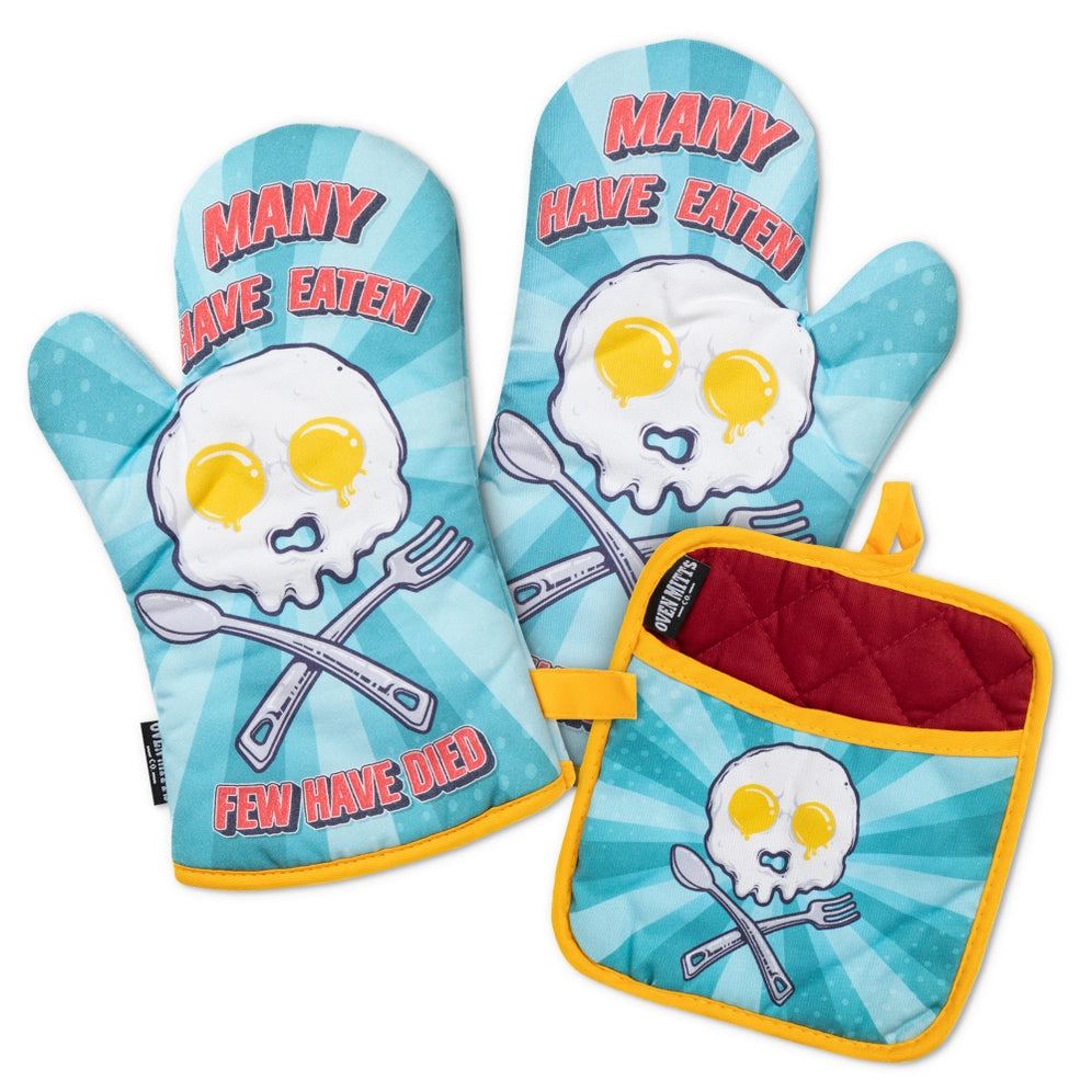 Many Have Eaten, Few Have Died Oven Mitts
