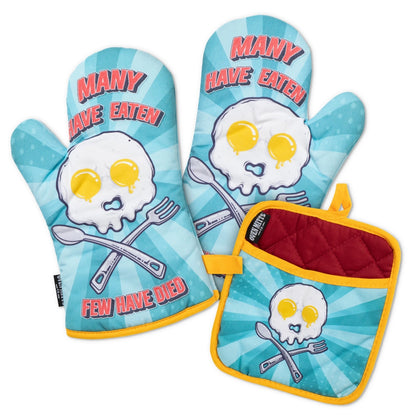 Many Have Eaten, Few Have Died Oven Mitts