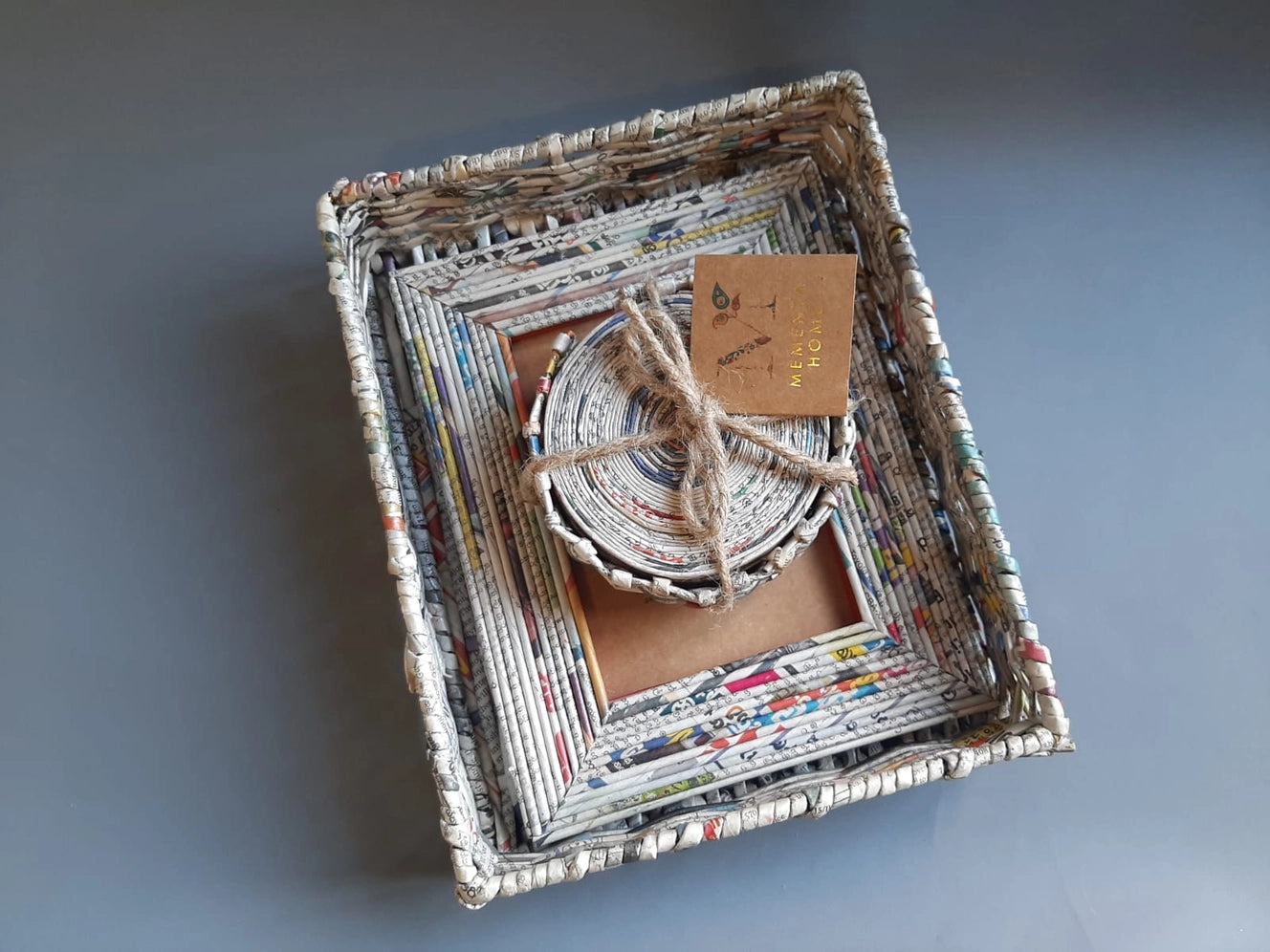 Recycled Newspaper Gift Set