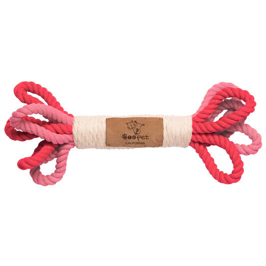 Rope Dog Toy - Pink Rope