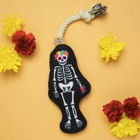Rope Dog Toy - Sugar Skeleton